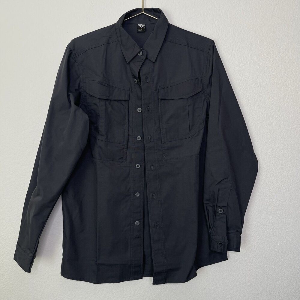 Condor Tactical Shirt Medium Rip-Stop Long Sleeve Uniform Graphite Gray Tac-Pro